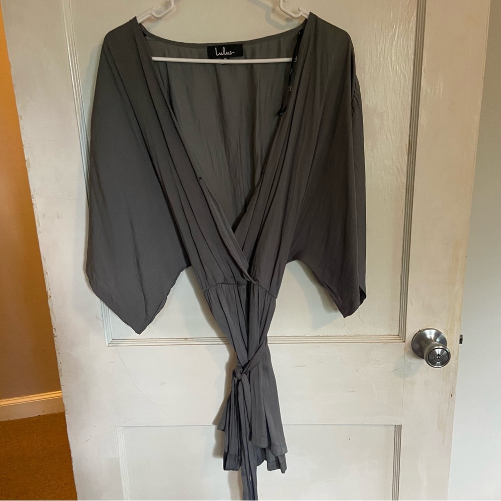 Lulu’s Olive Green Romper size Medium